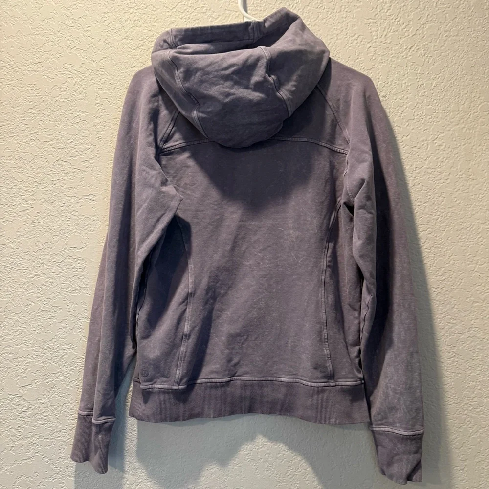 Lululemon Women’s Washed‎ Purple Quartz Scuba Hoodie Size 4